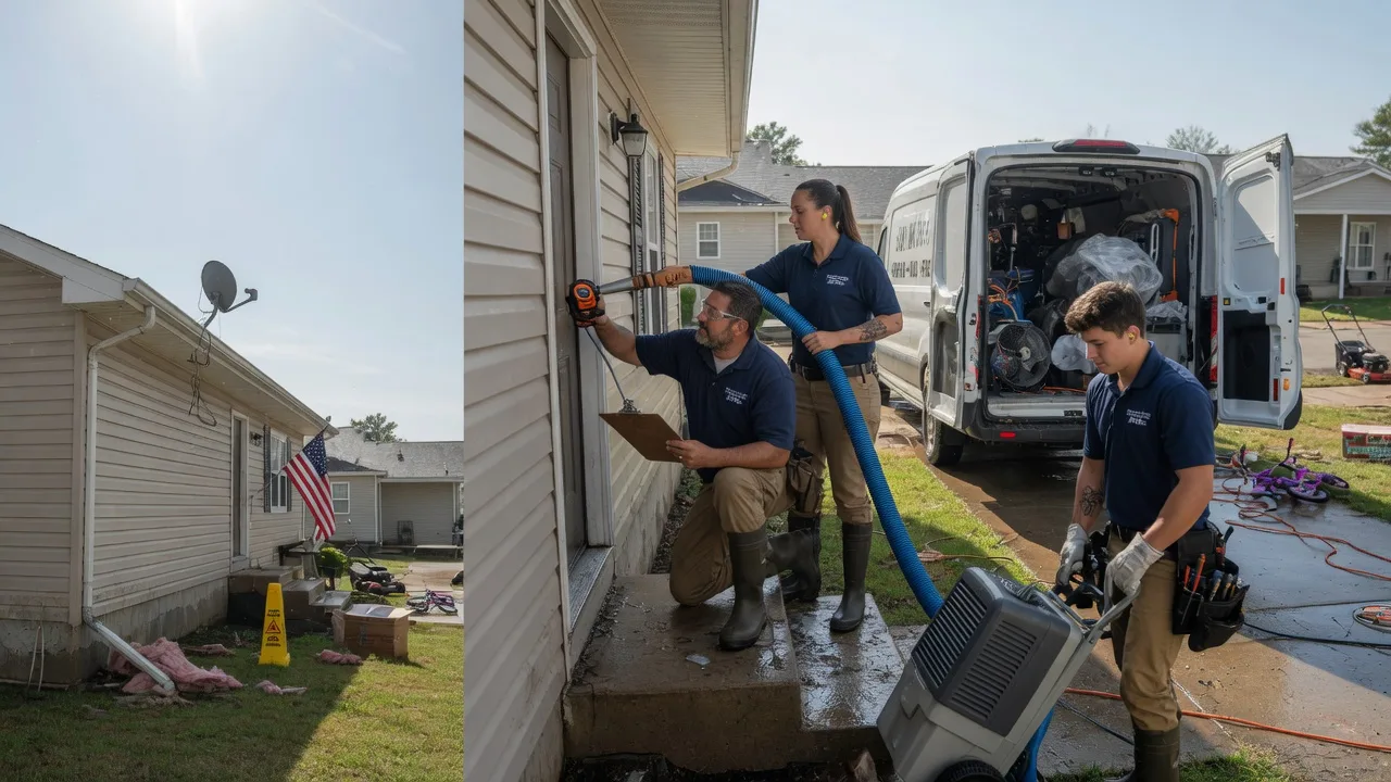 Ceiling Water Damage Restoration in Batavia, IA near me